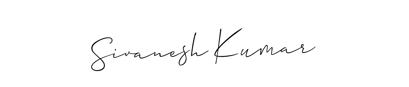 Once you've used our free online signature maker to create your best signature Allison_Script style, it's time to enjoy all of the benefits that Sivanesh Kumar name signing documents. Sivanesh Kumar signature style 2 images and pictures png