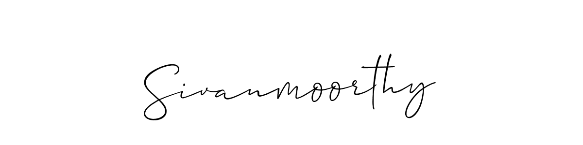 Create a beautiful signature design for name Sivanmoorthy. With this signature (Allison_Script) fonts, you can make a handwritten signature for free. Sivanmoorthy signature style 2 images and pictures png