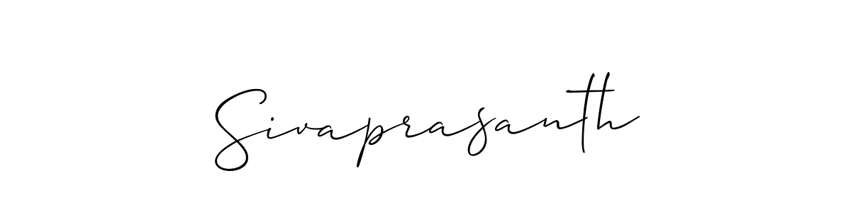 You should practise on your own different ways (Allison_Script) to write your name (Sivaprasanth) in signature. don't let someone else do it for you. Sivaprasanth signature style 2 images and pictures png