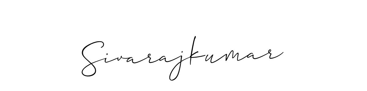 Sivarajkumar stylish signature style. Best Handwritten Sign (Allison_Script) for my name. Handwritten Signature Collection Ideas for my name Sivarajkumar. Sivarajkumar signature style 2 images and pictures png