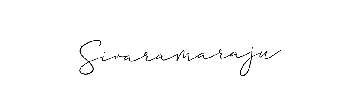 How to make Sivaramaraju signature? Allison_Script is a professional autograph style. Create handwritten signature for Sivaramaraju name. Sivaramaraju signature style 2 images and pictures png