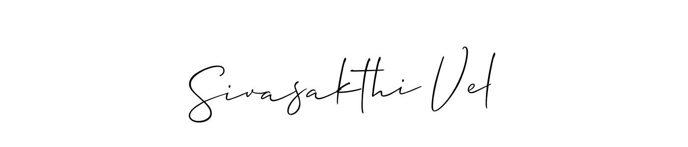 Best and Professional Signature Style for Sivasakthi Vel. Allison_Script Best Signature Style Collection. Sivasakthi Vel signature style 2 images and pictures png