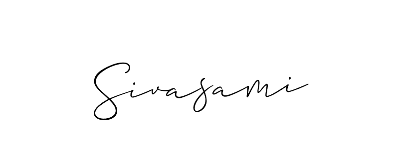 Also we have Sivasami name is the best signature style. Create professional handwritten signature collection using Allison_Script autograph style. Sivasami signature style 2 images and pictures png