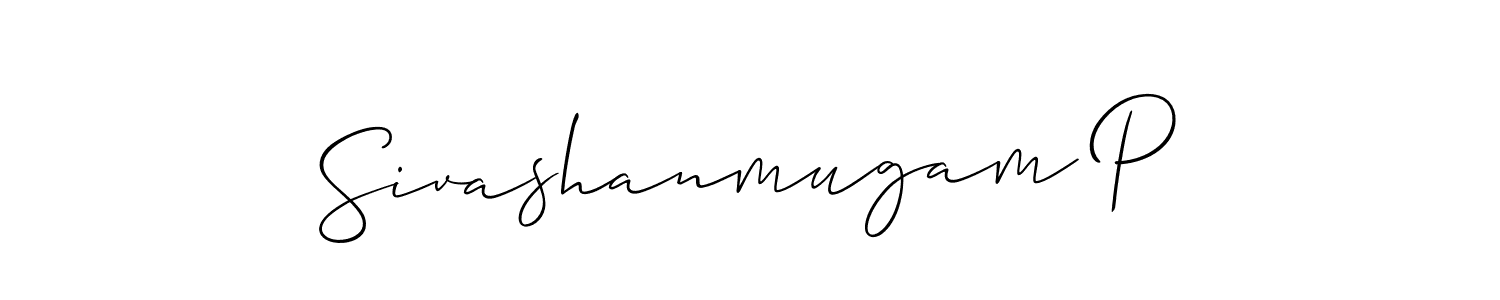 Similarly Allison_Script is the best handwritten signature design. Signature creator online .You can use it as an online autograph creator for name Sivashanmugam P. Sivashanmugam P signature style 2 images and pictures png