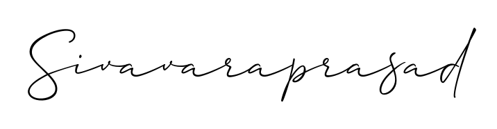 Master the art of signing with Sivavaraprasad written in fluent Allison_Script script. A great template to practice and refine your handwriting. Sivavaraprasad signature style 2 images and pictures png