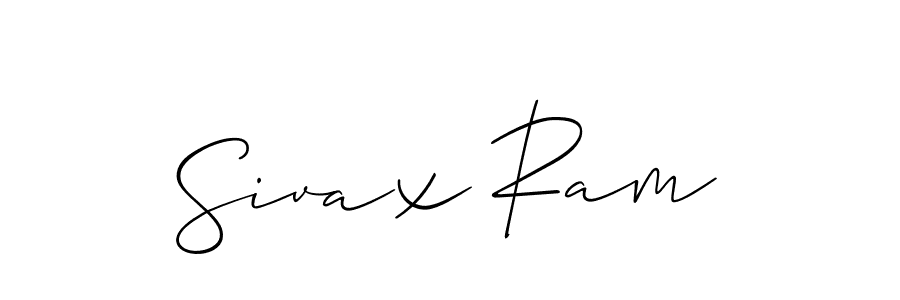 Best and Professional Signature Style for Sivax Ram. Allison_Script Best Signature Style Collection. Sivax Ram signature style 2 images and pictures png