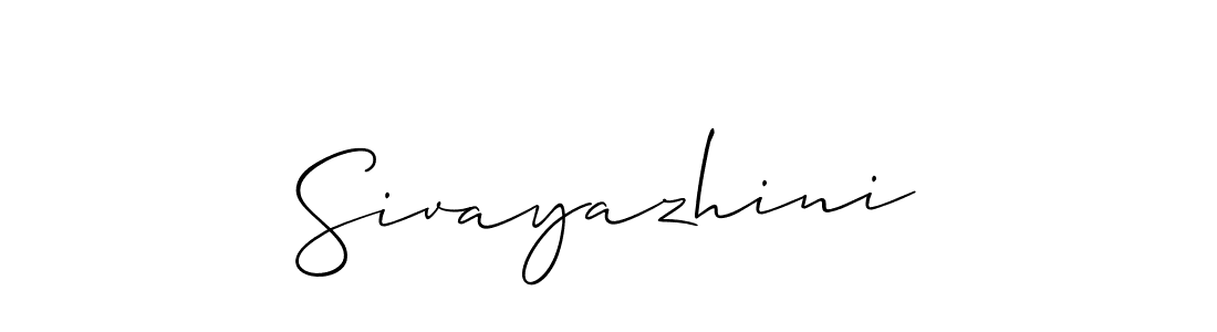 Best and Professional Signature Style for Sivayazhini. Allison_Script Best Signature Style Collection. Sivayazhini signature style 2 images and pictures png