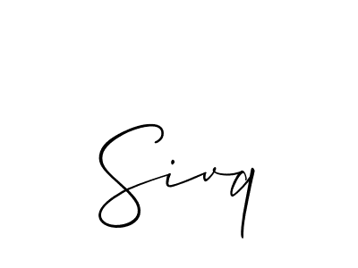 How to Draw Sivq signature style? Allison_Script is a latest design signature styles for name Sivq. Sivq signature style 2 images and pictures png