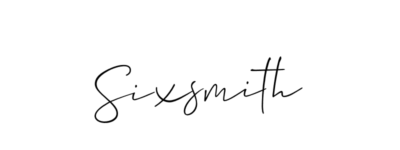 Once you've used our free online signature maker to create your best signature Allison_Script style, it's time to enjoy all of the benefits that Sixsmith name signing documents. Sixsmith signature style 2 images and pictures png