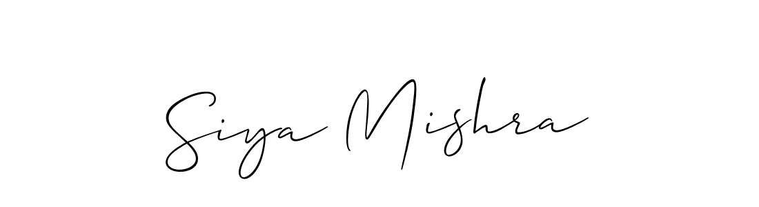 if you are searching for the best signature style for your name Siya Mishra. so please give up your signature search. here we have designed multiple signature styles  using Allison_Script. Siya Mishra signature style 2 images and pictures png