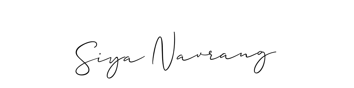 Check out images of Autograph of Siya Navrang name. Actor Siya Navrang Signature Style. Allison_Script is a professional sign style online. Siya Navrang signature style 2 images and pictures png