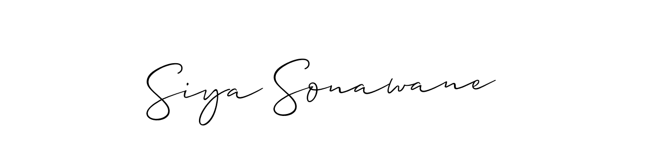 You should practise on your own different ways (Allison_Script) to write your name (Siya Sonawane) in signature. don't let someone else do it for you. Siya Sonawane signature style 2 images and pictures png