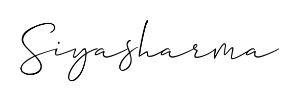 Looking for an artistic signature for Siyasharma? The Allison_Script calligraphy style gives a sophisticated flow suitable for business cards and emails. Siyasharma signature style 2 images and pictures png