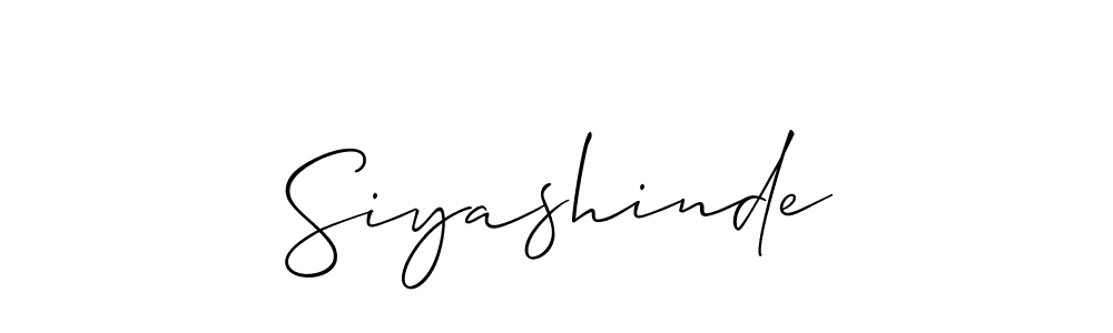 Also You can easily find your signature by using the search form. We will create Siyashinde name handwritten signature images for you free of cost using Allison_Script sign style. Siyashinde signature style 2 images and pictures png