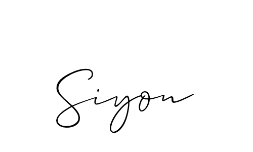 Check out images of Autograph of Siyon name. Actor Siyon Signature Style. Allison_Script is a professional sign style online. Siyon signature style 2 images and pictures png