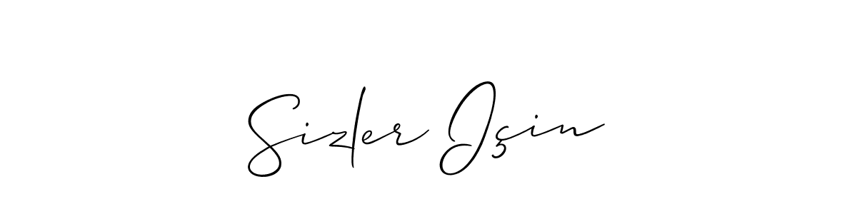 You should practise on your own different ways (Allison_Script) to write your name (Sizler Için) in signature. don't let someone else do it for you. Sizler Için signature style 2 images and pictures png