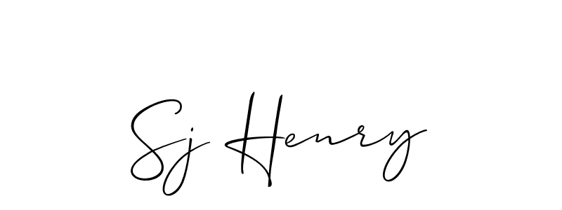 Allison_Script is a professional signature style that is perfect for those who want to add a touch of class to their signature. It is also a great choice for those who want to make their signature more unique. Get Sj Henry name to fancy signature for free. Sj Henry signature style 2 images and pictures png