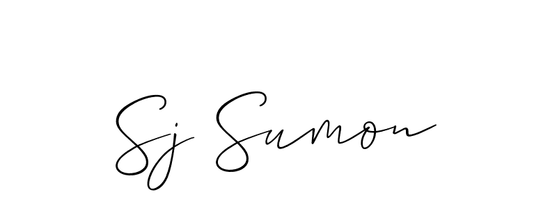 Check out images of Autograph of Sj Sumon name. Actor Sj Sumon Signature Style. Allison_Script is a professional sign style online. Sj Sumon signature style 2 images and pictures png