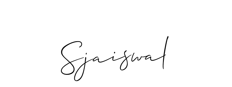 Make a short Sjaiswal signature style. Manage your documents anywhere anytime using Allison_Script. Create and add eSignatures, submit forms, share and send files easily. Sjaiswal signature style 2 images and pictures png