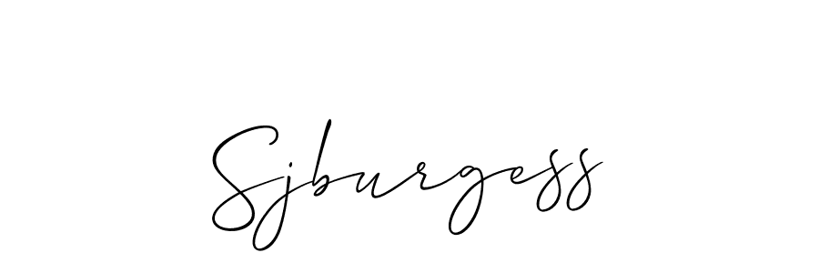 Also You can easily find your signature by using the search form. We will create Sjburgess name handwritten signature images for you free of cost using Allison_Script sign style. Sjburgess signature style 2 images and pictures png