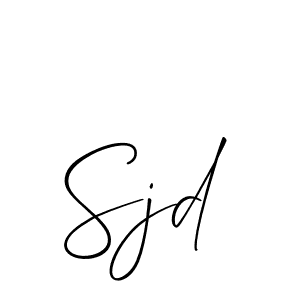 Make a beautiful signature design for name Sjd. Use this online signature maker to create a handwritten signature for free. Sjd signature style 2 images and pictures png