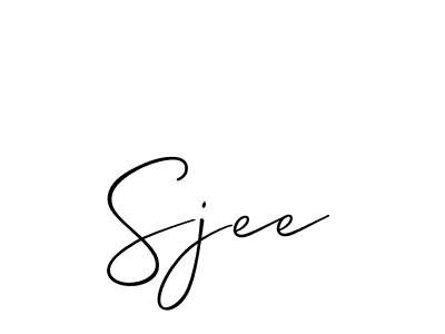 Best and Professional Signature Style for Sjee. Allison_Script Best Signature Style Collection. Sjee signature style 2 images and pictures png