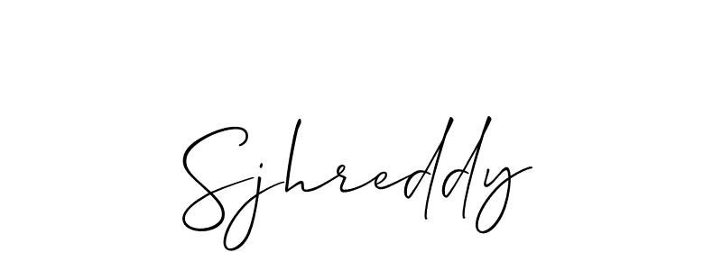 Best and Professional Signature Style for Sjhreddy. Allison_Script Best Signature Style Collection. Sjhreddy signature style 2 images and pictures png