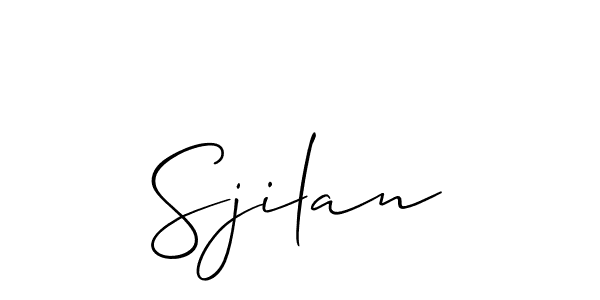 Make a beautiful signature design for name Sjilan. Use this online signature maker to create a handwritten signature for free. Sjilan signature style 2 images and pictures png