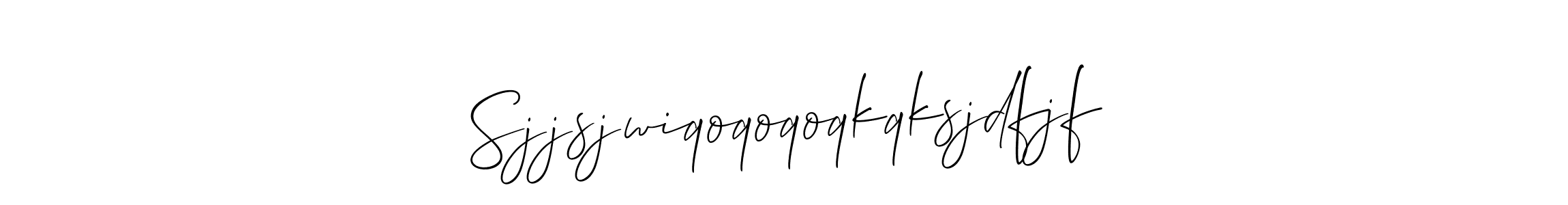 It looks lik you need a new signature style for name Sjjsjwiqoqoqoqkqksjdfjf. Design unique handwritten (Allison_Script) signature with our free signature maker in just a few clicks. Sjjsjwiqoqoqoqkqksjdfjf signature style 2 images and pictures png