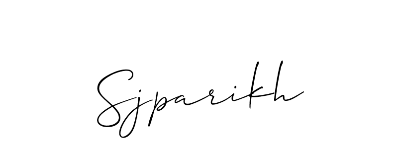 Once you've used our free online signature maker to create your best signature Allison_Script style, it's time to enjoy all of the benefits that Sjparikh name signing documents. Sjparikh signature style 2 images and pictures png
