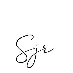 Sjr stylish signature style. Best Handwritten Sign (Allison_Script) for my name. Handwritten Signature Collection Ideas for my name Sjr. Sjr signature style 2 images and pictures png