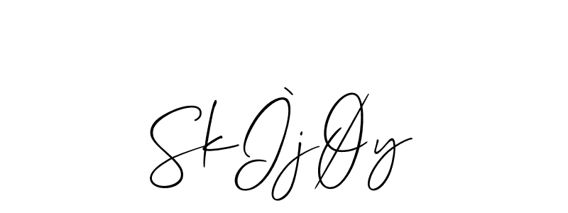 How to make SkÌjØy name signature. Use Allison_Script style for creating short signs online. This is the latest handwritten sign. SkÌjØy signature style 2 images and pictures png