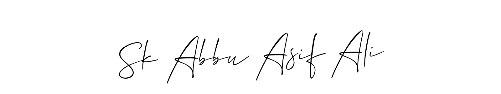 Best and Professional Signature Style for Sk Abbu Asif Ali. Allison_Script Best Signature Style Collection. Sk Abbu Asif Ali signature style 2 images and pictures png