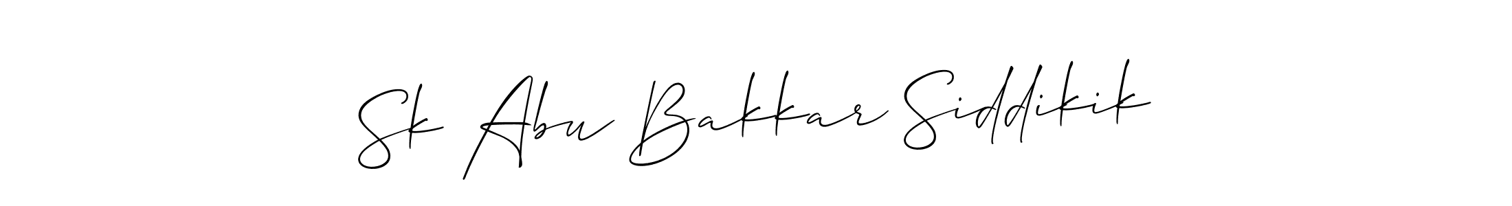 Make a beautiful signature design for name Sk Abu Bakkar Siddikik. Use this online signature maker to create a handwritten signature for free. Sk Abu Bakkar Siddikik signature style 2 images and pictures png
