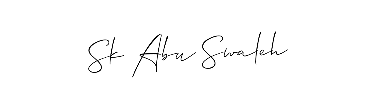 How to Draw Sk Abu Swaleh signature style? Allison_Script is a latest design signature styles for name Sk Abu Swaleh. Sk Abu Swaleh signature style 2 images and pictures png