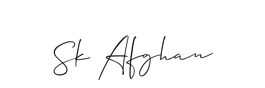 if you are searching for the best signature style for your name Sk Afghan. so please give up your signature search. here we have designed multiple signature styles  using Allison_Script. Sk Afghan signature style 2 images and pictures png
