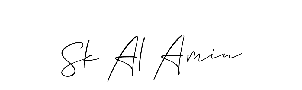 Make a beautiful signature design for name Sk Al Amin. Use this online signature maker to create a handwritten signature for free. Sk Al Amin signature style 2 images and pictures png