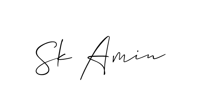 You can use this online signature creator to create a handwritten signature for the name Sk Amin. This is the best online autograph maker. Sk Amin signature style 2 images and pictures png