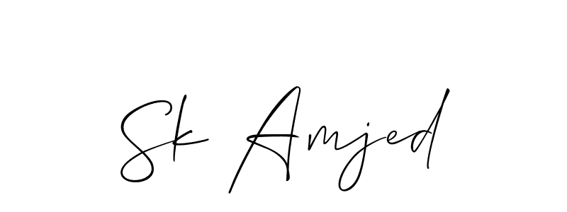 Once you've used our free online signature maker to create your best signature Allison_Script style, it's time to enjoy all of the benefits that Sk Amjed name signing documents. Sk Amjed signature style 2 images and pictures png