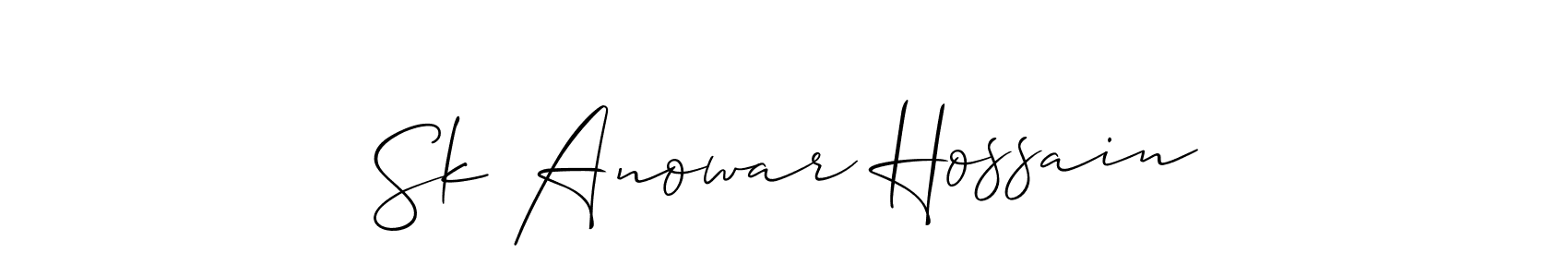 Make a beautiful signature design for name Sk Anowar Hossain. Use this online signature maker to create a handwritten signature for free. Sk Anowar Hossain signature style 2 images and pictures png