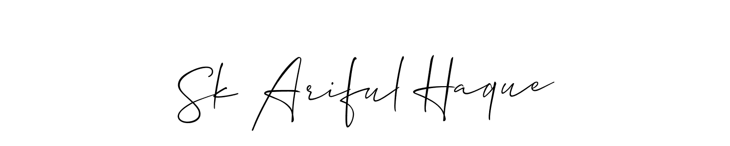 Here are the top 10 professional signature styles for the name Sk Ariful Haque. These are the best autograph styles you can use for your name. Sk Ariful Haque signature style 2 images and pictures png