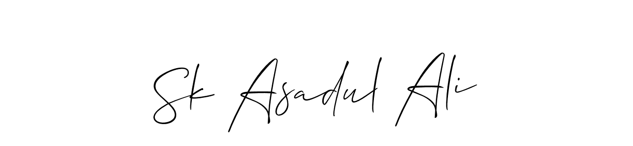 Similarly Allison_Script is the best handwritten signature design. Signature creator online .You can use it as an online autograph creator for name Sk Asadul Ali. Sk Asadul Ali signature style 2 images and pictures png