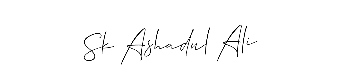 Best and Professional Signature Style for Sk Ashadul Ali. Allison_Script Best Signature Style Collection. Sk Ashadul Ali signature style 2 images and pictures png