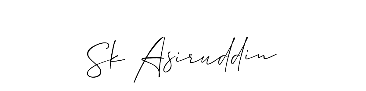 This is the best signature style for the Sk Asiruddin name. Also you like these signature font (Allison_Script). Mix name signature. Sk Asiruddin signature style 2 images and pictures png