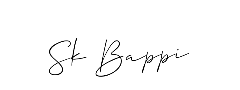 Make a beautiful signature design for name Sk Bappi. Use this online signature maker to create a handwritten signature for free. Sk Bappi signature style 2 images and pictures png