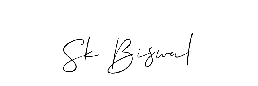 Check out images of Autograph of Sk Biswal name. Actor Sk Biswal Signature Style. Allison_Script is a professional sign style online. Sk Biswal signature style 2 images and pictures png