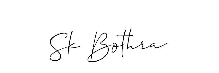 Sk Bothra stylish signature style. Best Handwritten Sign (Allison_Script) for my name. Handwritten Signature Collection Ideas for my name Sk Bothra. Sk Bothra signature style 2 images and pictures png