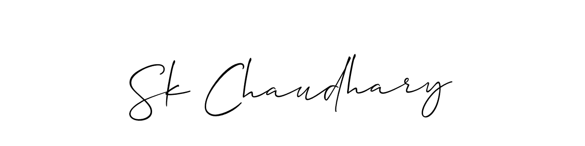 Make a beautiful signature design for name Sk Chaudhary. Use this online signature maker to create a handwritten signature for free. Sk Chaudhary signature style 2 images and pictures png