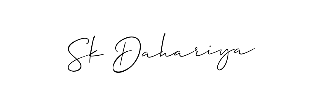 You can use this online signature creator to create a handwritten signature for the name Sk Dahariya. This is the best online autograph maker. Sk Dahariya signature style 2 images and pictures png