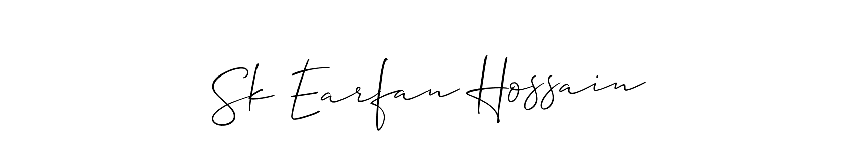 You can use this online signature creator to create a handwritten signature for the name Sk Earfan Hossain. This is the best online autograph maker. Sk Earfan Hossain signature style 2 images and pictures png